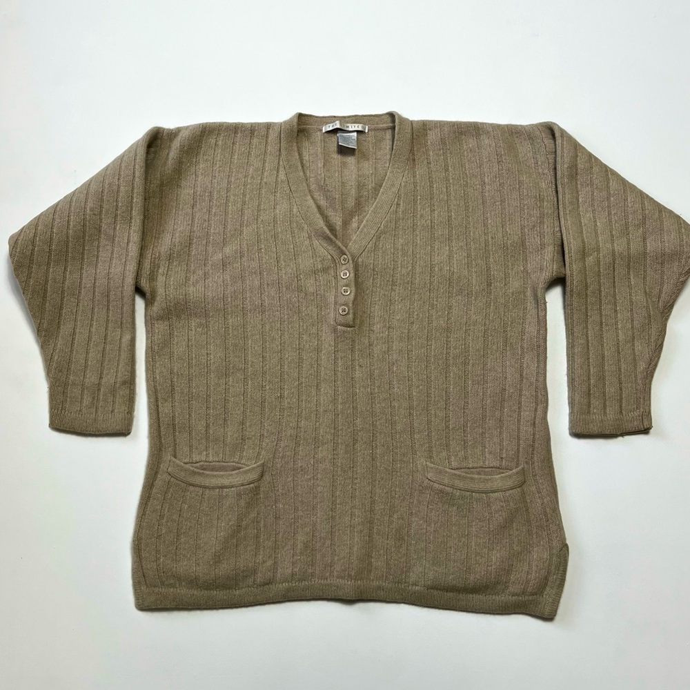 Grandpa Angora blend sweater size M vintage Mr Rogers
